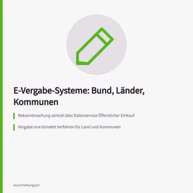 Übersicht der e-Vergabe-Systeme in Bund, Ländern und Kommunen. Übersicht über e-Vergabe-Systeme in Bund, Ländern und Kommunen